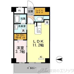 アクトタレイア茨木駅前の物件間取画像